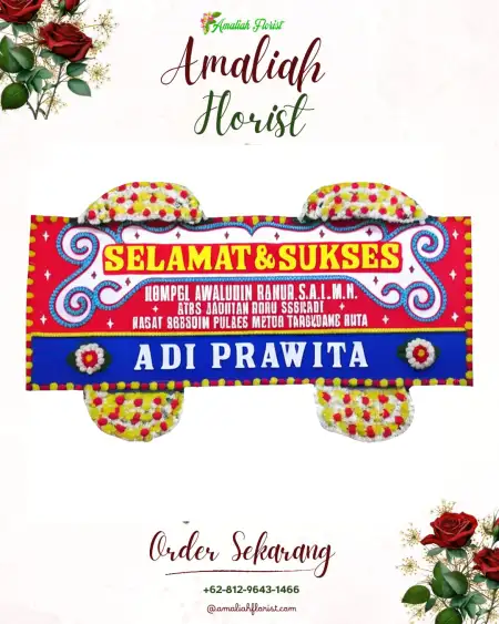 Papan Bunga Ucapan Selamat Surengede